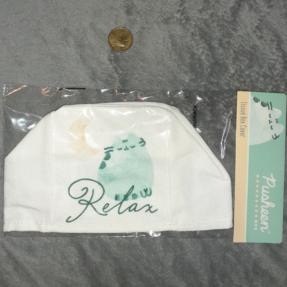 Pusheen tissue box cover